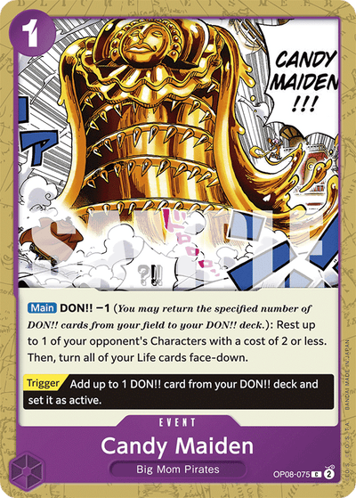 Candy Maiden OP08-075 Two Legends One Piece Karte