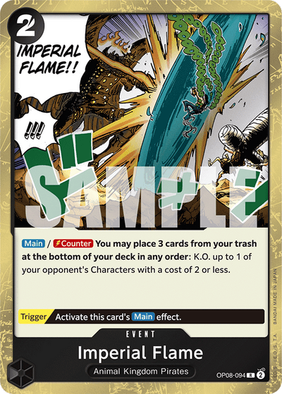 Imperial Flame OP08-094 Two Legends One Piece Karte