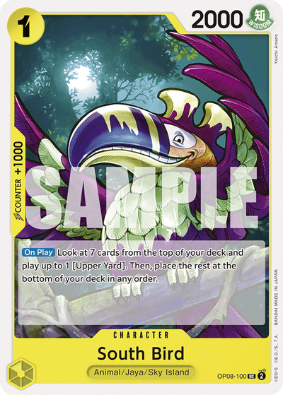 South Bird OP08-100 Two Legends One Piece Karte