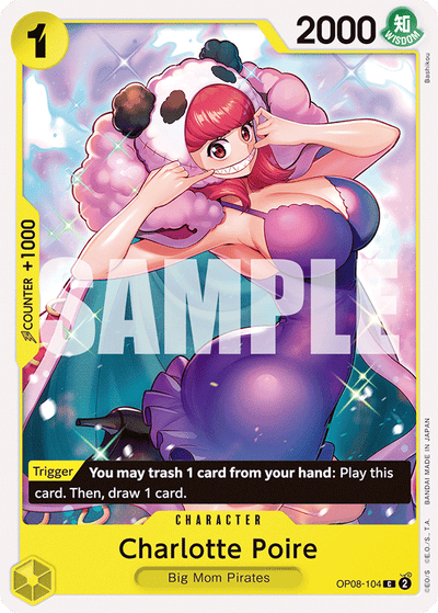 Charlotte Poire OP08-104 Two Legends One Piece Karte