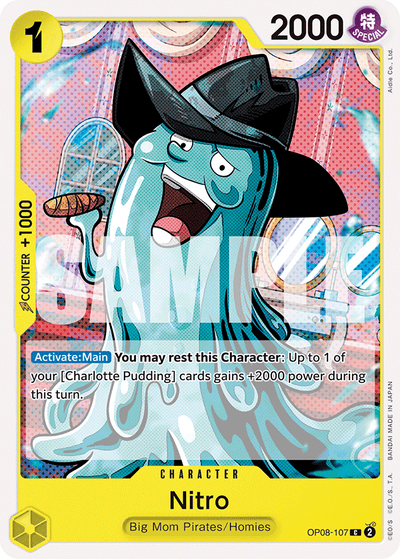 Nitro OP08-107 Two Legends One Piece Karte