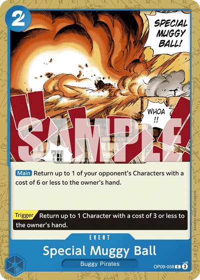 Special Muggy Ball OP09-058 Emperors in the New World One Piece Karte