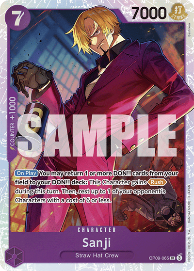 Sanji OP09-065 Emperors in the New World One Piece Karte