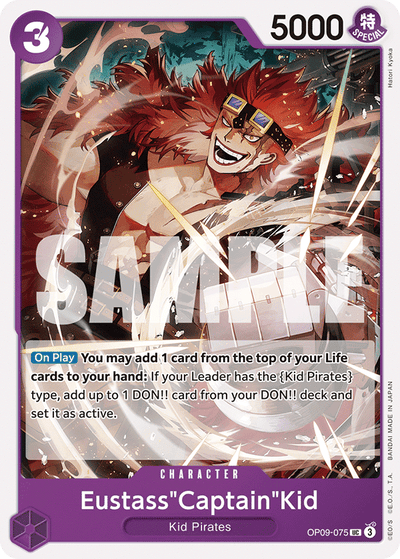 Eustass"Captain"Kid OP09-075 Emperors in the New World One Piece Karte