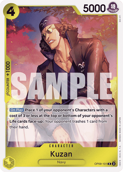 Kuzan OP09-101 Emperors in the New World One Piece Karte
