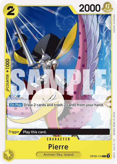 Pierre OP09-110 Emperors in the New World One Piece Karte