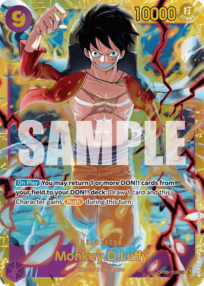 Monkey.D.Luffy OP09-119 Emperors in the New World One Piece Karte