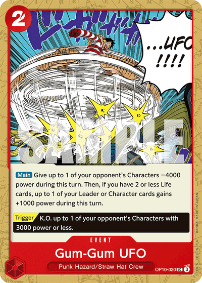 Gum-Gum UFO OP10-020 Royal Blood One Piece Karte