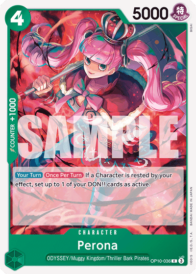 Perona OP10-036 Royal Blood One Piece Karte