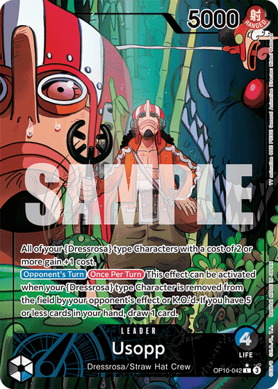 Usopp OP10-042 (Parallel 1) Royal Blood One Piece Karte
