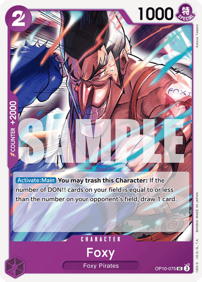 Foxy OP10-075 Royal Blood One Piece Karte