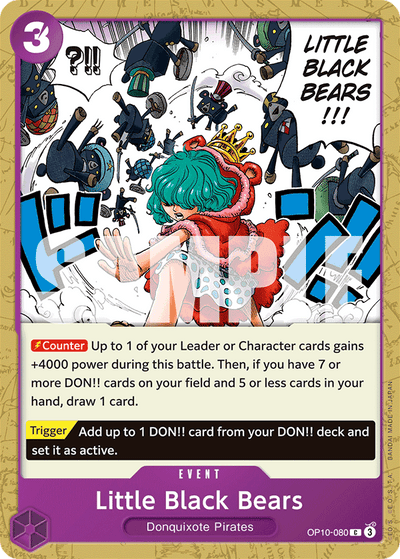 Little Black Bears OP10-080 Royal Blood One Piece Karte