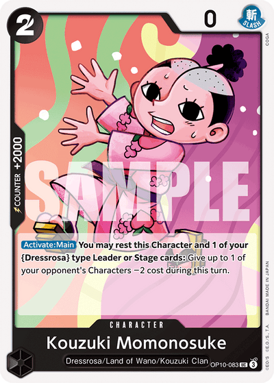 Kouzuki Momonosuke OP10-083 Royal Blood One Piece Karte