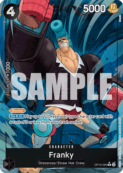 Franky OP10-090 (Parallel 1) Royal Blood One Piece Karte