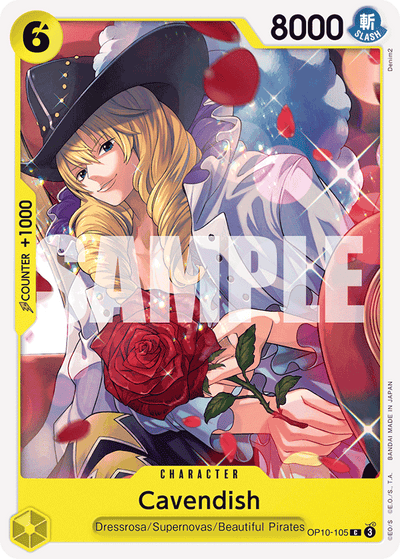 Cavendish OP10-105 Royal Blood One Piece Karte