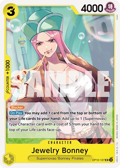 Jewelry Bonney OP10-107 Royal Blood One Piece Karte