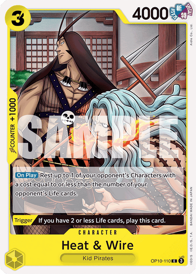 Heat &amp; Wire OP10-110 Royal Blood One Piece Karte