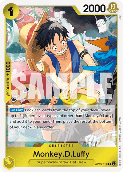 Monkey.D.Luffy OP10-111 Royal Blood One Piece Karte