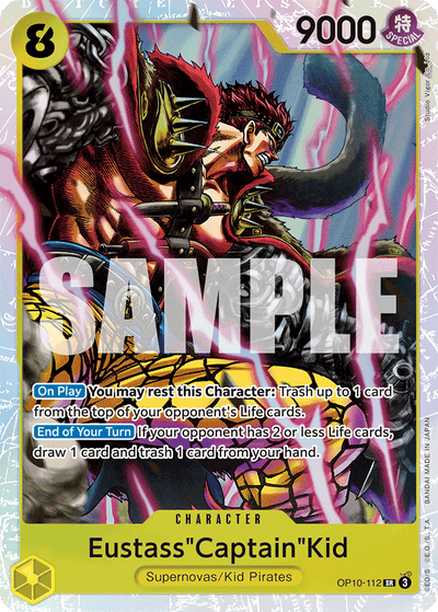 Eustass"Captain"Kid OP10-112 Royal Blood One Piece Karte