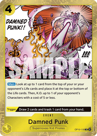 Damned Punk OP10-116 Royal Blood One Piece Karte