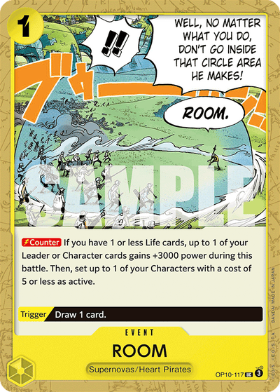 ROOM OP10-117 Royal Blood One Piece Karte