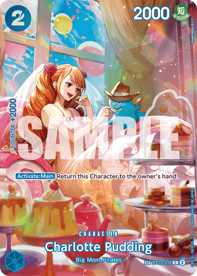 Charlotte Pudding ST12-012 (Parallel 1) Royal Blood One Piece Karte