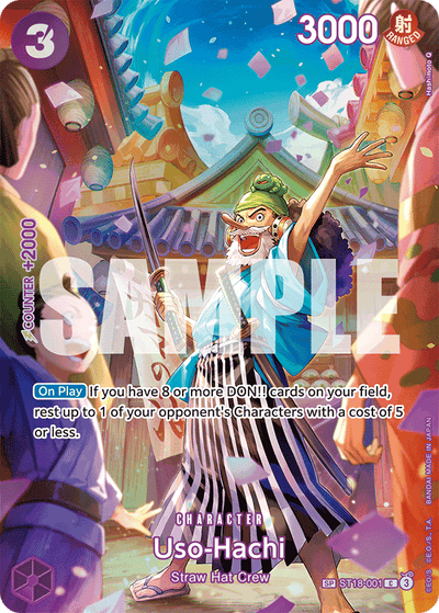Uso-Hachi ST18-001 (Parallel 1) Royal Blood One Piece Karte