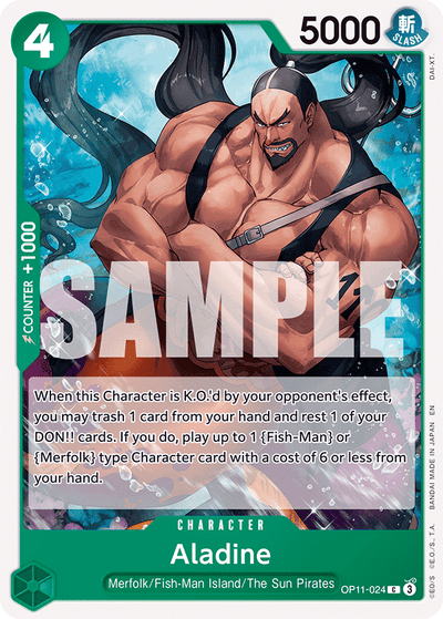 Aladine OP11-024 A Fist of Divine Speed One Piece Karte