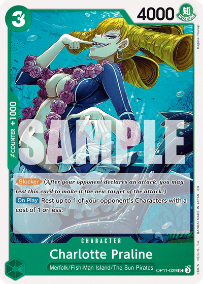 Charlotte Praline OP11-029 A Fist of Divine Speed One Piece Karte