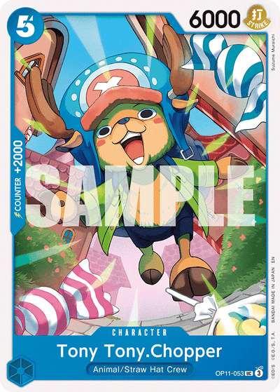 Tony Tony.Chopper OP11-053 A Fist of Divine Speed One Piece Karte