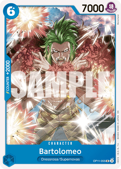 Bartolomeo OP11-055 A Fist of Divine Speed One Piece Karte