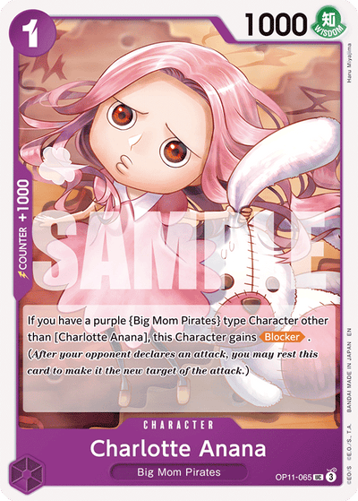 Charlotte Anana OP11-065 A Fist of Divine Speed One Piece Karte