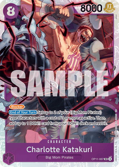 Charlotte Katakuri OP11-067 A Fist of Divine Speed One Piece Karte