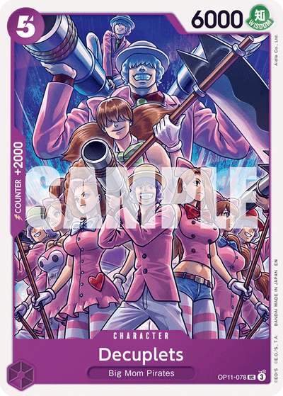 Decuplets OP11-078 A Fist of Divine Speed One Piece Karte
