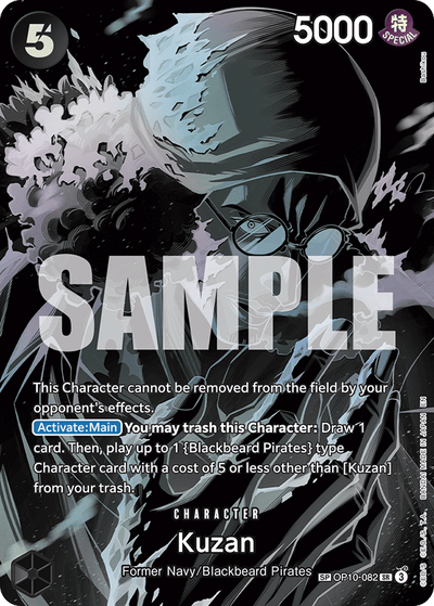 Kuzan OP10-082 (Parallel 2) Legacy of the Master One Piece Karte