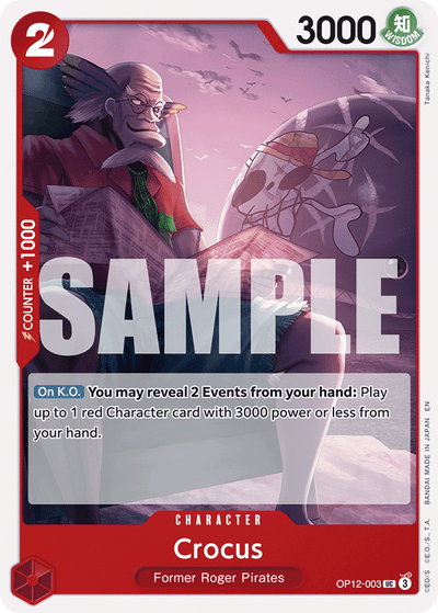 Crocus OP12-003 Legacy of the Master One Piece Karte