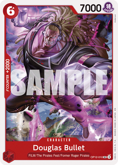 Douglas Bullet OP12-010 Legacy of the Master One Piece Karte