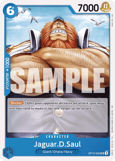 Jaguar.D.Saul OP12-050 Legacy of the Master One Piece Karte