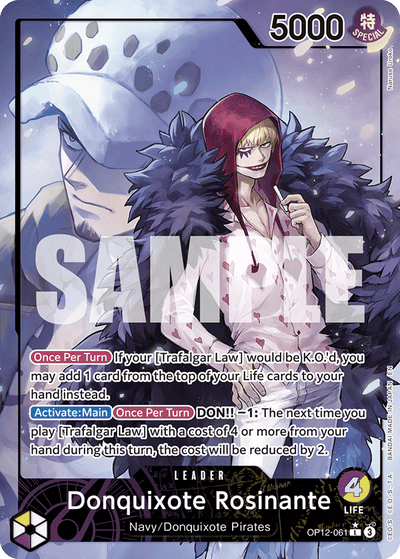 Donquixote Rosinante OP12-061 (Parallel 1) Legacy of the Master One Piece Karte