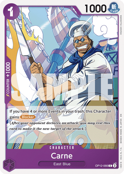 Carne OP12-066 Legacy of the Master One Piece Karte