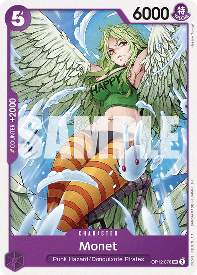 Monet OP12-076 Legacy of the Master One Piece Karte