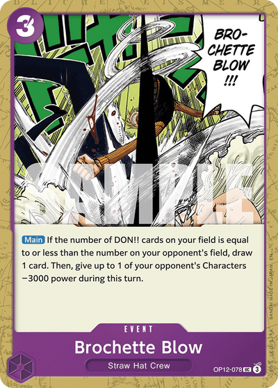 Brochette Blow OP12-078 Legacy of the Master One Piece Karte
