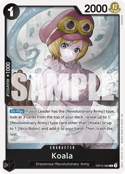 Koala OP12-086 Legacy of the Master One Piece Karte