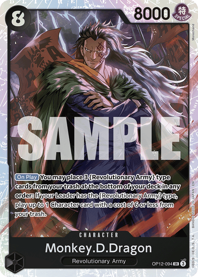 Monkey.D.Dragon OP12-094 Legacy of the Master One Piece Karte