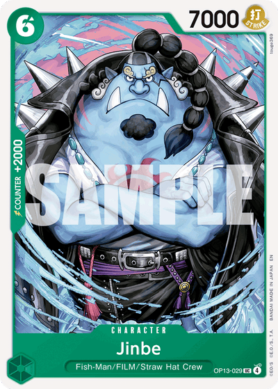 Jinbe OP13-029 Carrying On His Will One Piece Karte