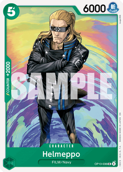Helmeppo OP13-036 Carrying On His Will One Piece Karte
