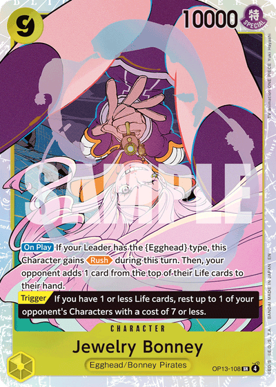 Jewelry Bonney OP13-108 Carrying On His Will One Piece Karte