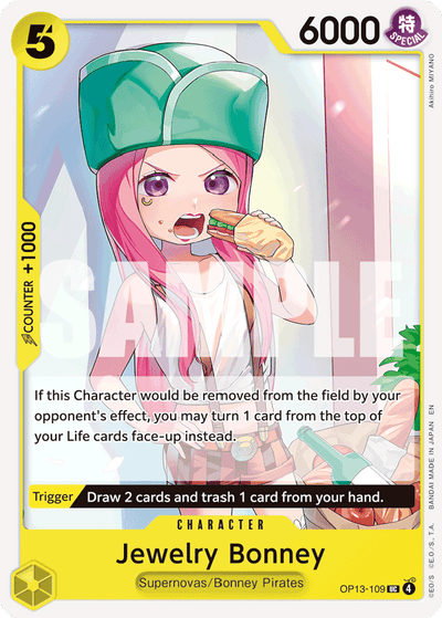 Jewelry Bonney OP13-109 Carrying On His Will One Piece Karte