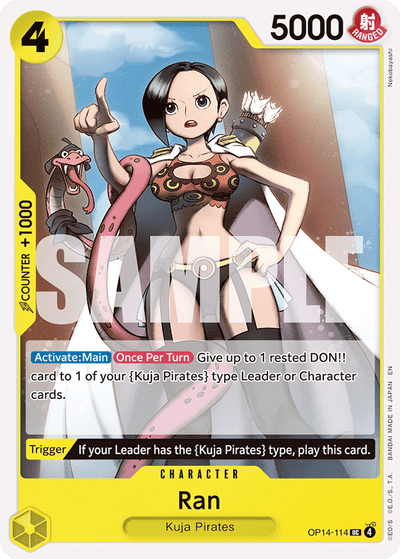 Ran OP14-114 The Azure Sea's Seven One Piece Karte