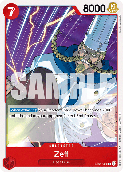 Zeff EB04-004 Adventure on Kami's Island One Piece Karte